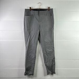 BANANA REPUBLIC Gray Jackson Fit Ankle Business Cotton Dress  Pants Size 6